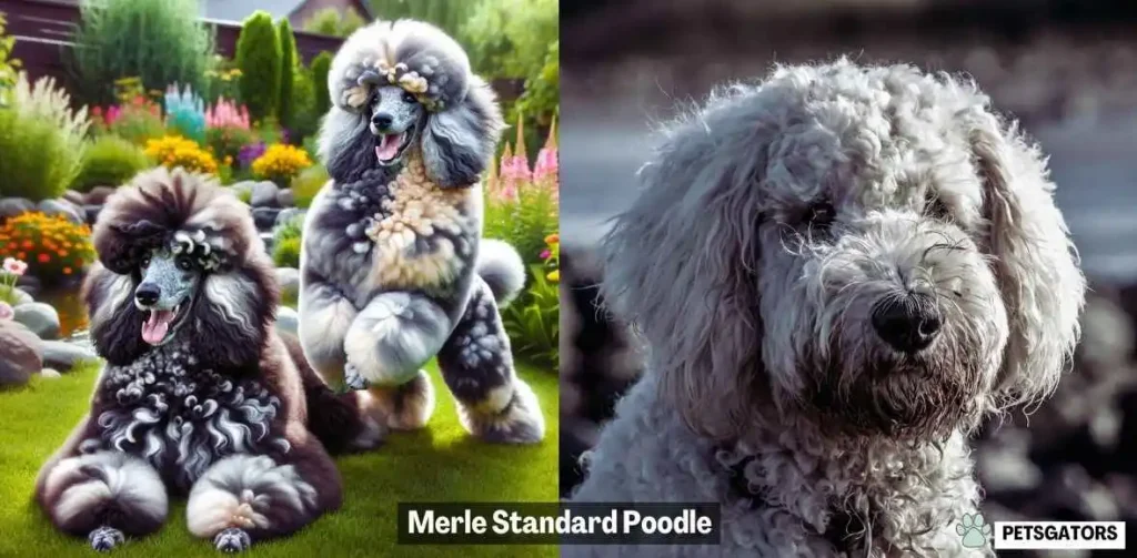 merle standard poodle