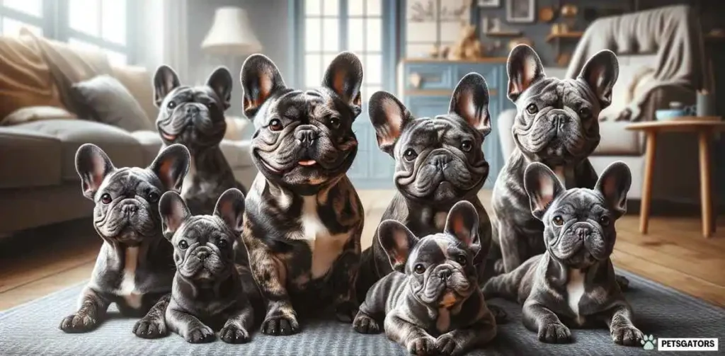 Blue Brindle Frenchies