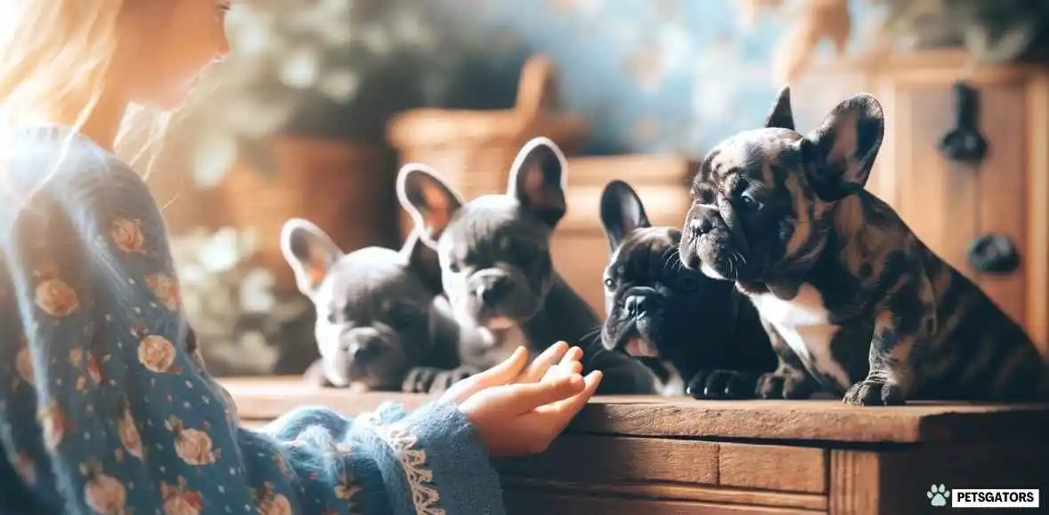 Blue Brindle Frenchies