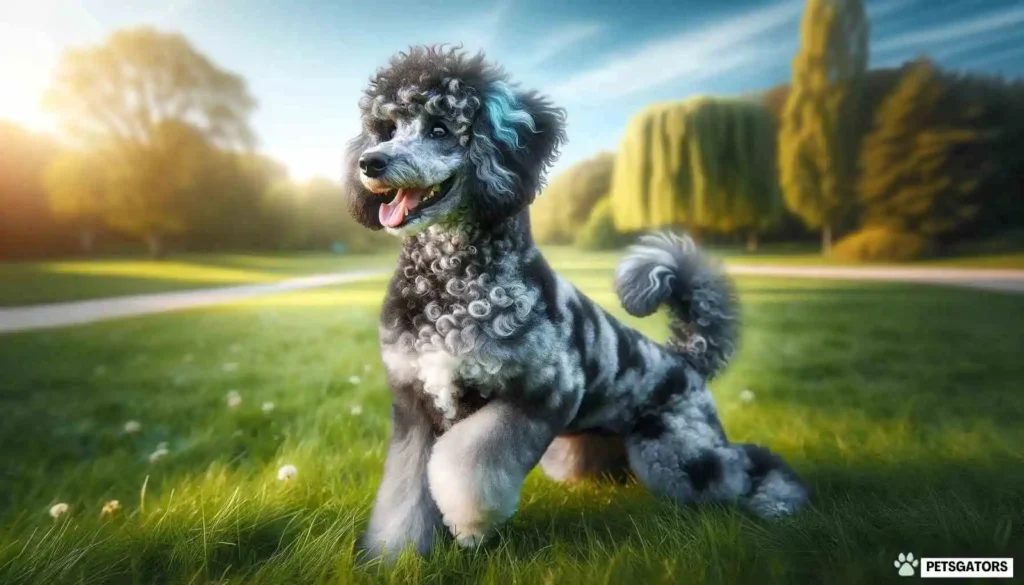 Blue Merle Poodle Mix