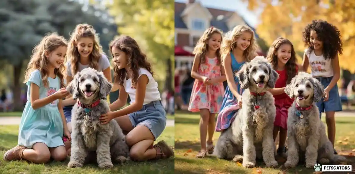 Blue Merle standard poodle