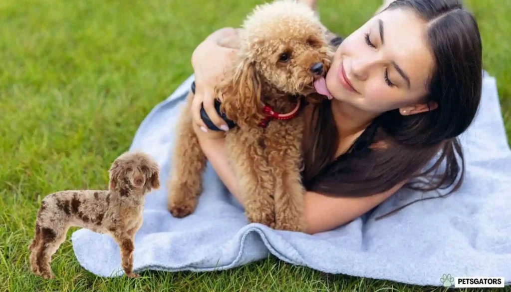 Chocolate Merle Poodle