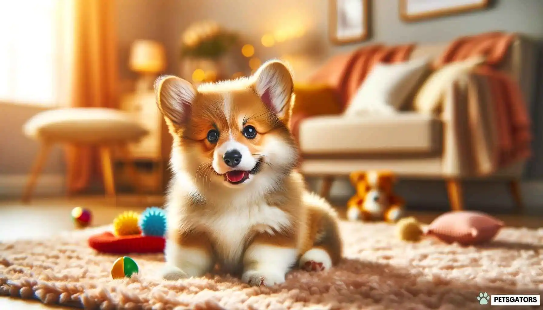 Fluffy Corgi Puppy