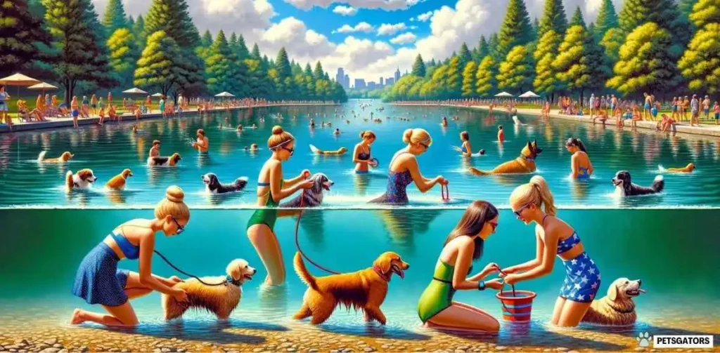 dog swimming lessons