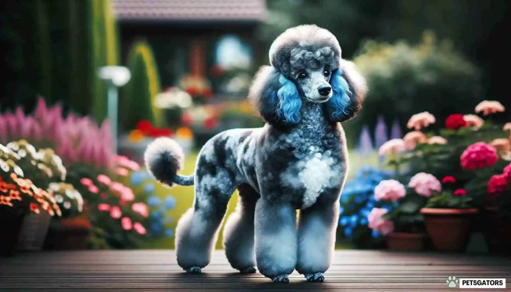 Blue Merle Miniature Poodle