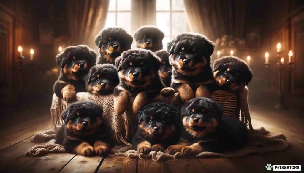 Fluffy Rottweiler Puppies