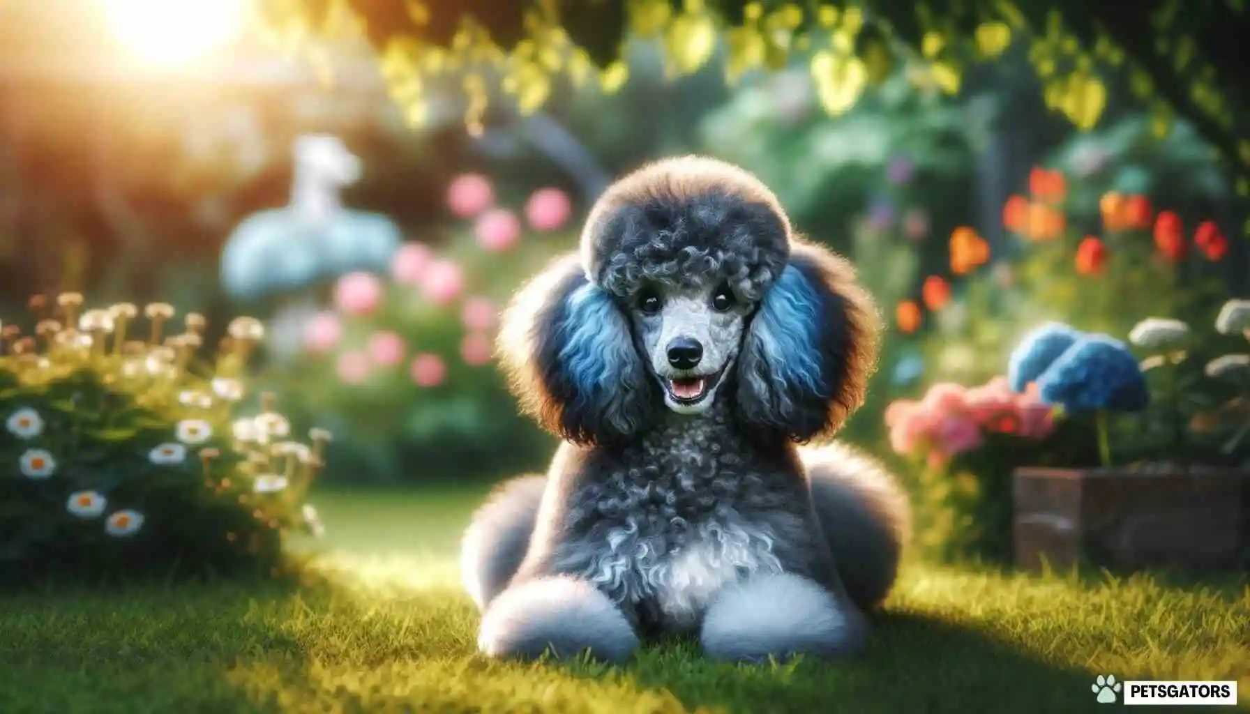 blue merle miniature poodle