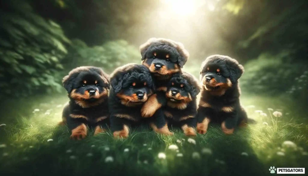 Fluffy Rottweiler Puppies