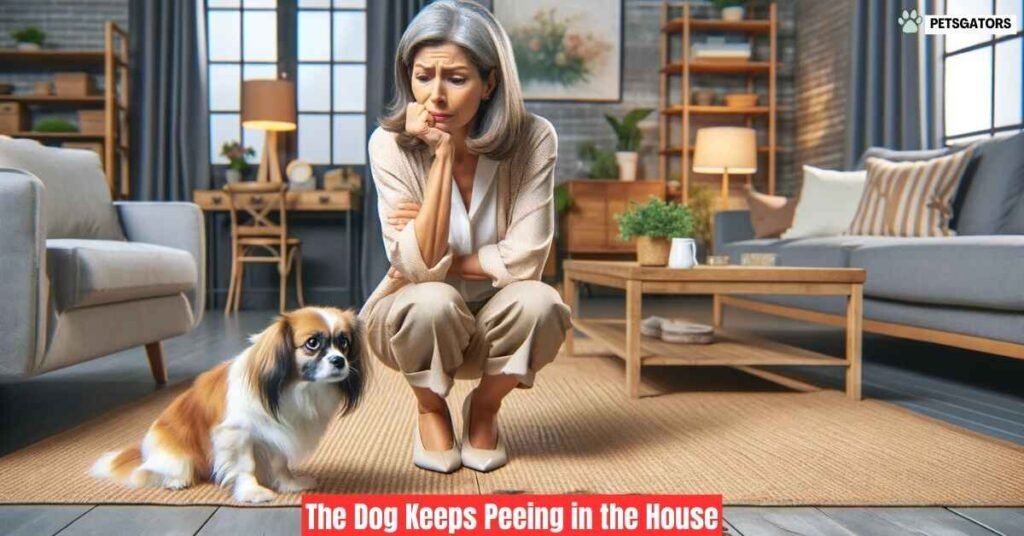 dog keeps peeing in house