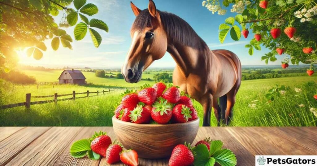 Can horses eat strawberries